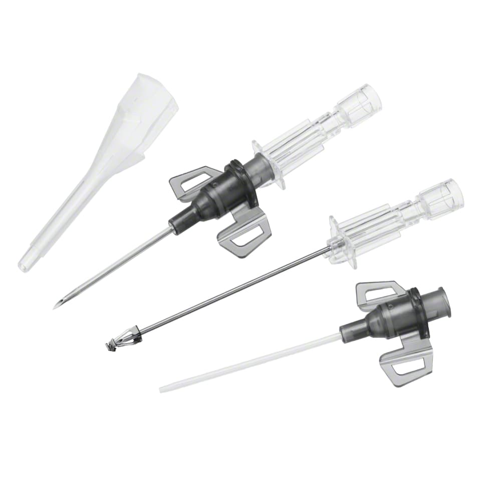 Introcan Safety® 3-Closed Safety IV Catheter with Multi-Access Blood Control Septum, G16
